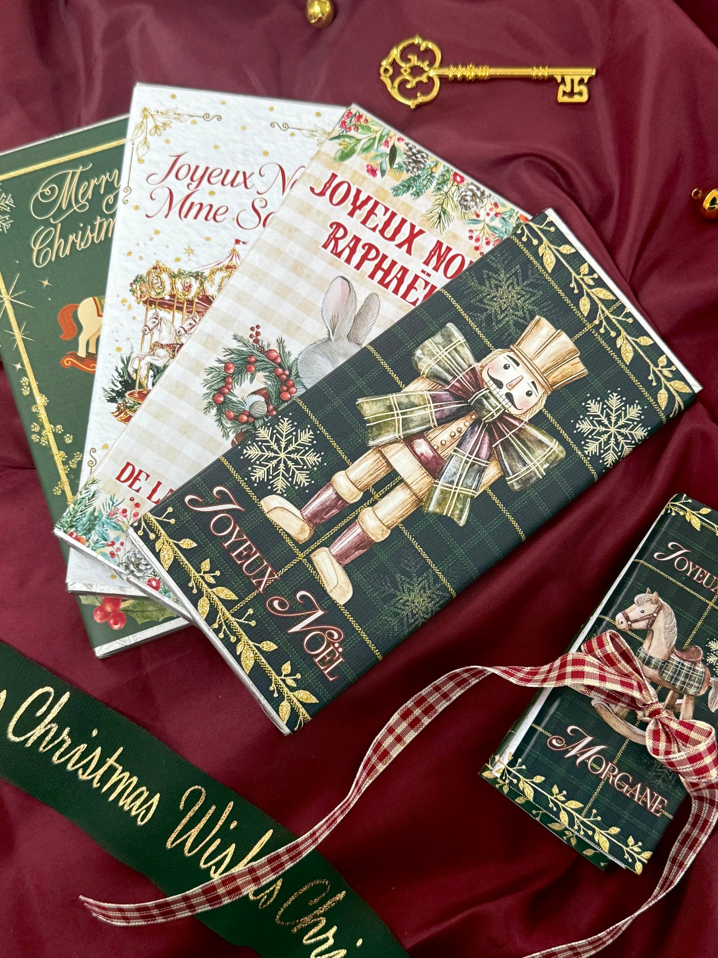 Tablette de chocolat Tartan