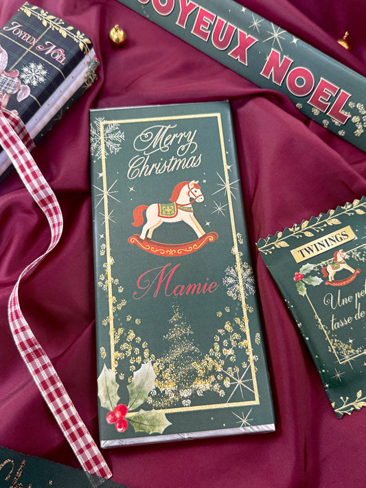 Tablette de chocolat Cheval à bascules