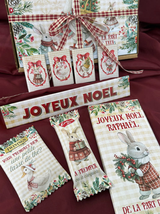 Coffret adulte Un noël à la ferme